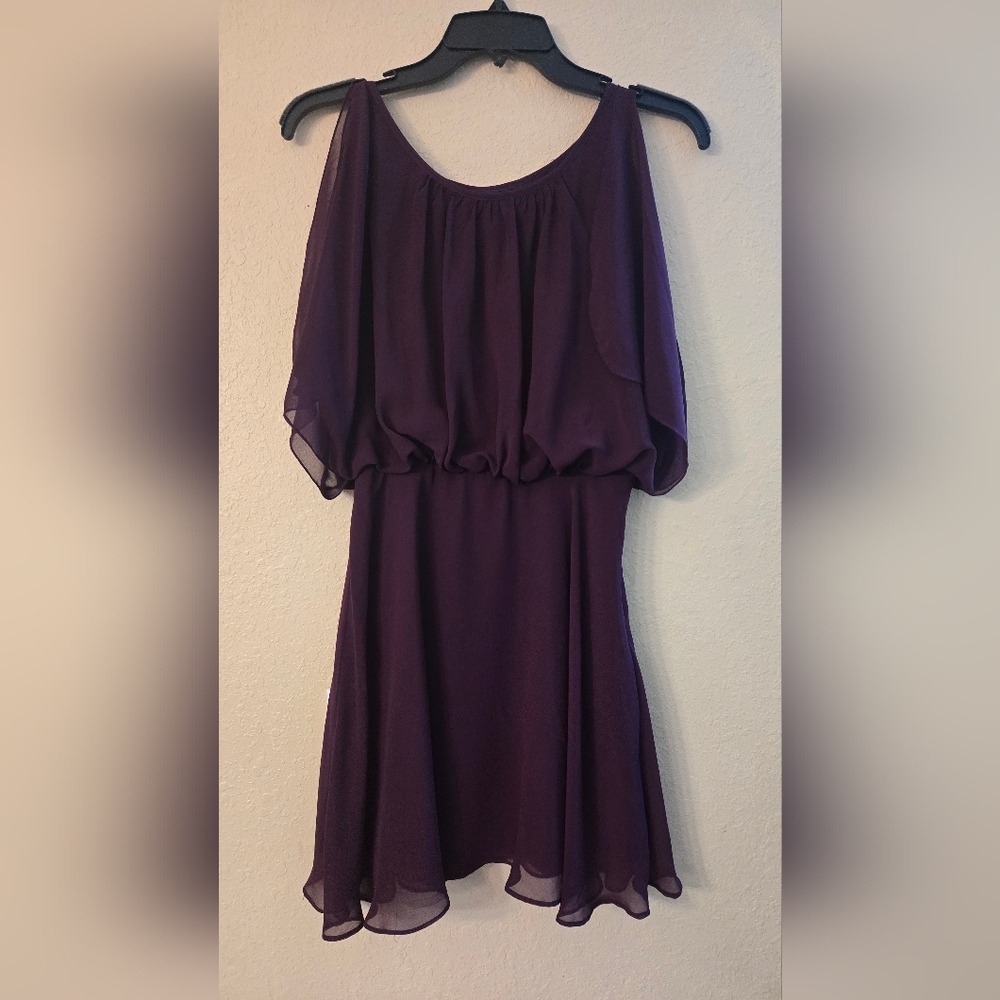 Elegant Forever21 Dark Purple Dress Size Small